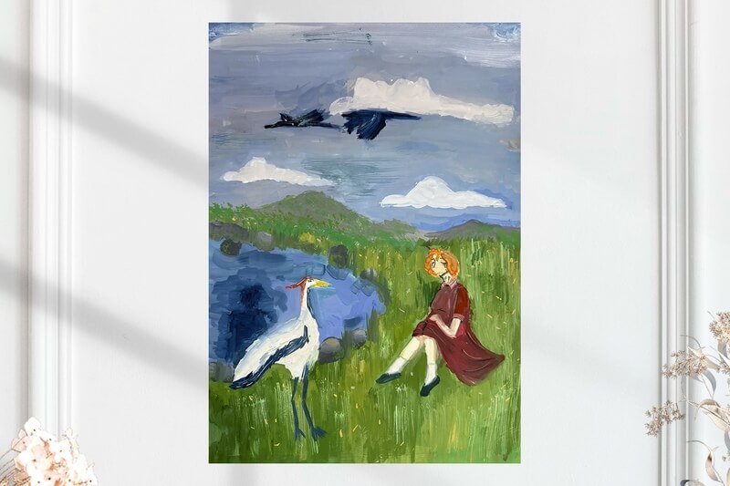 Встреча (размер 29х41см.)