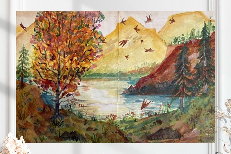 Жаркое лето (размер 24х35см.)