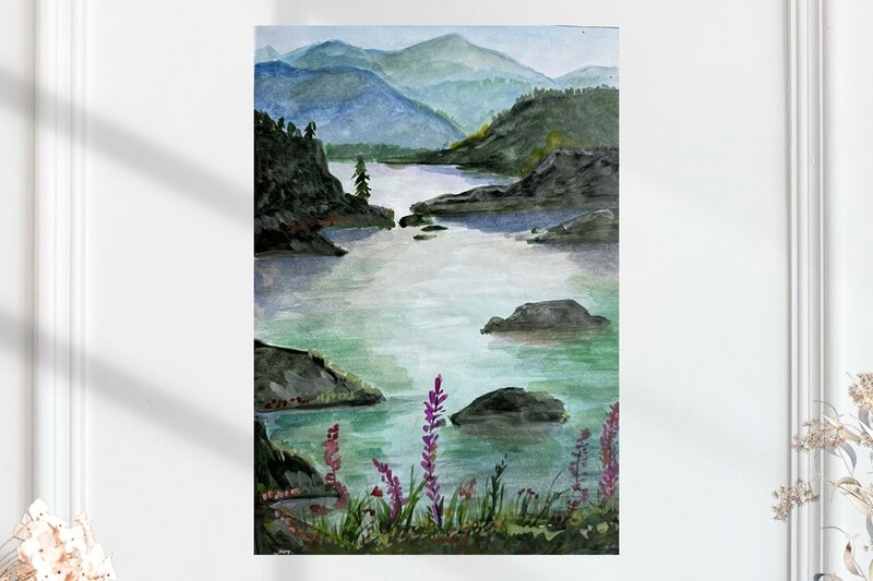 Катунь (размер 18х26см.)