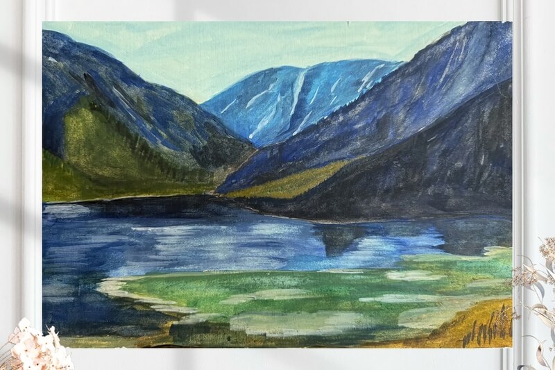 Мой Алтай (размер 18х27см.)