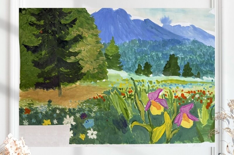 Цветочный Алтай (размер 28х39см.)