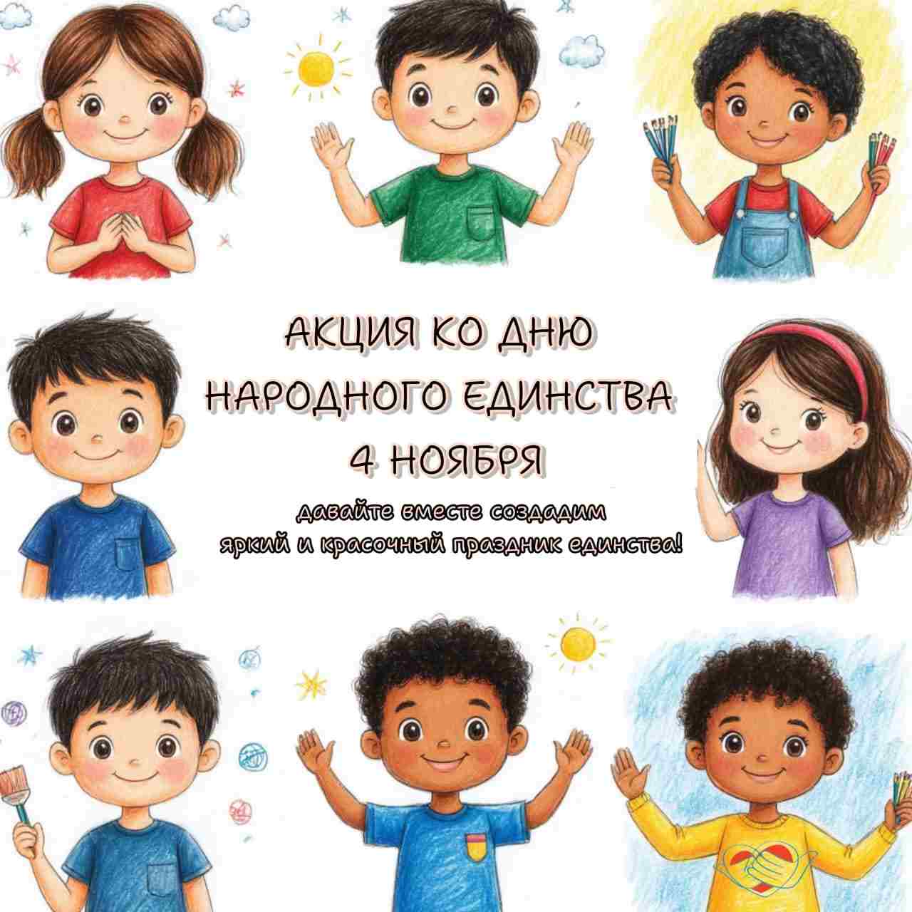 Благотворительный фонд «Анна Мария» приглашает юных художников к участию в акции ко Дню народного единства!