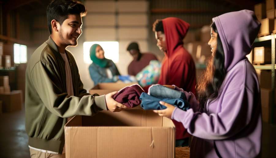 Благотворительность людям