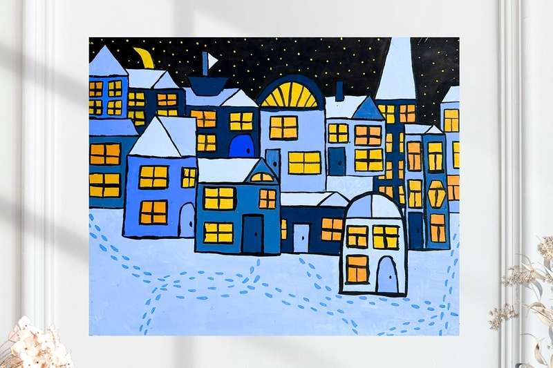 13 домов 47 окон (размер 52х41)