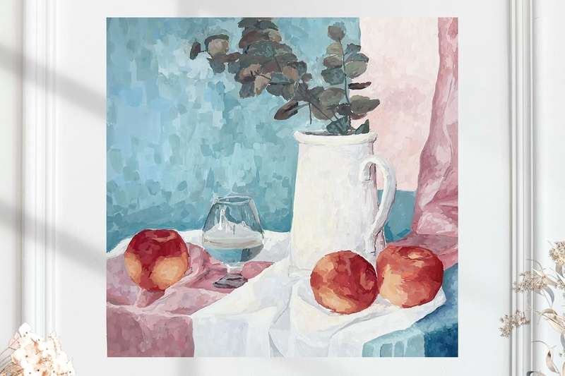 Кушин с яблоками (размер 42х42)