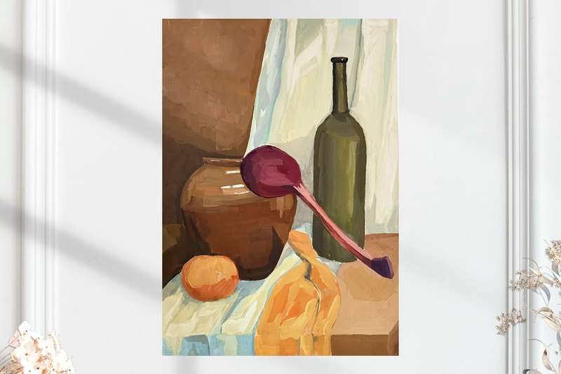 Натюрморт(размер 28х41)