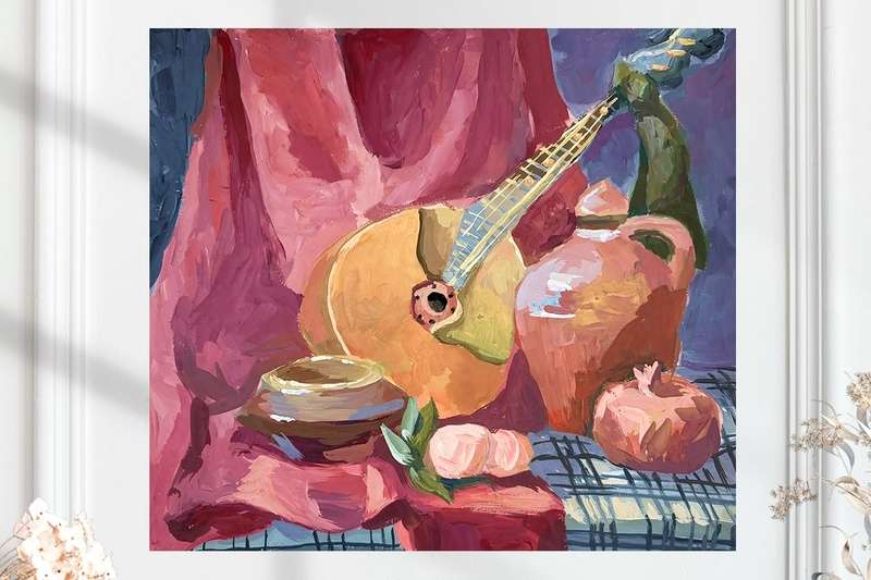 Натюрморт №4 (размер 41х44)