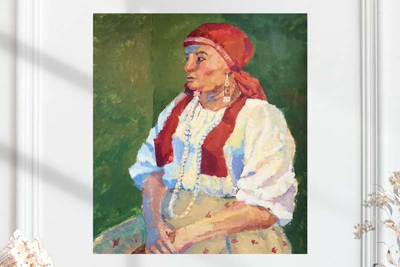 Портрет (размер 47х41)