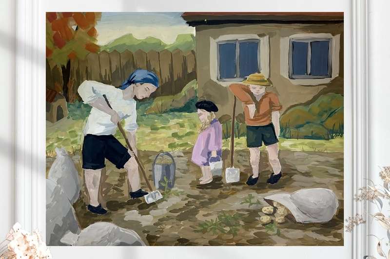 Уборка урожая (размер 39х53)