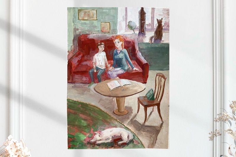 Беседа (размер 58х41)