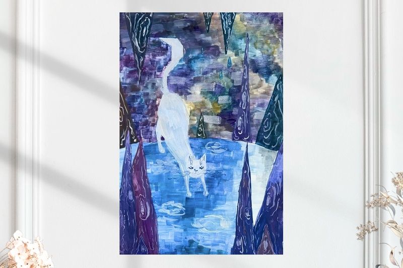 Зазеркалье (размер 22х29)