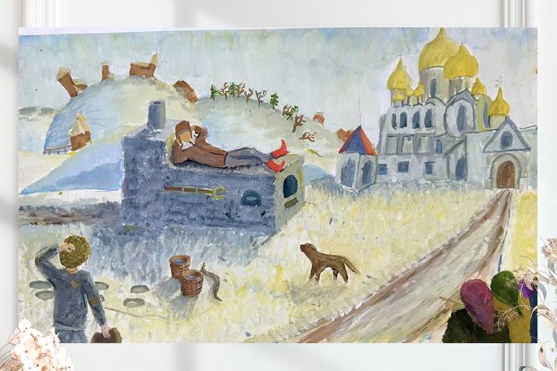 Как в сказке (размер 27х43)