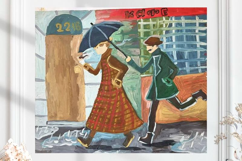 Сыщики (размер 51х43)