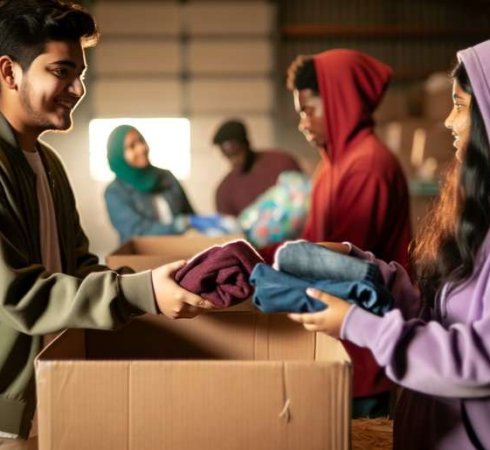 Благотворительность людям