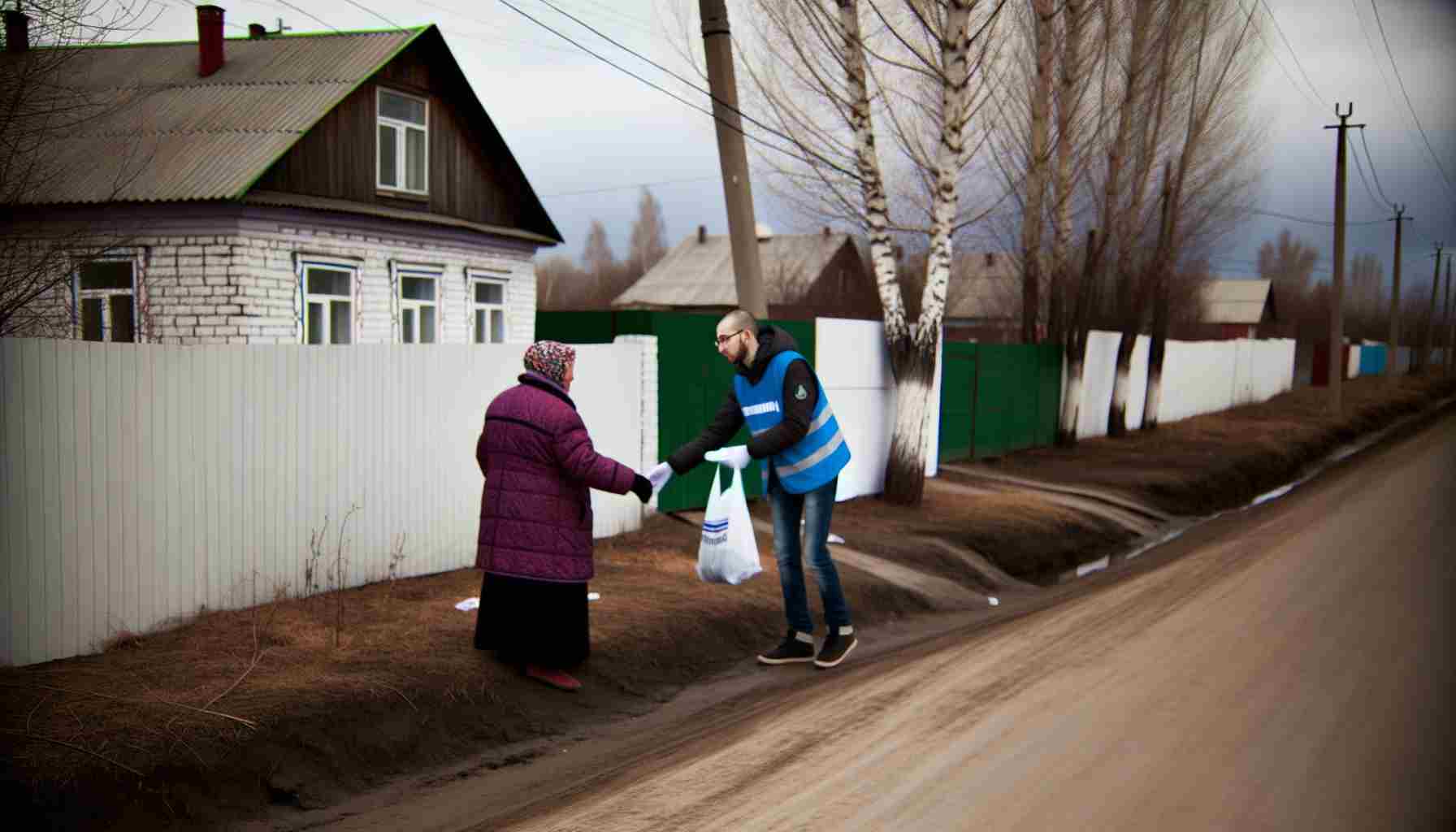 Помощь волонтеров