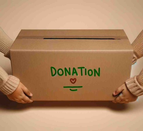 Передача пожертвования