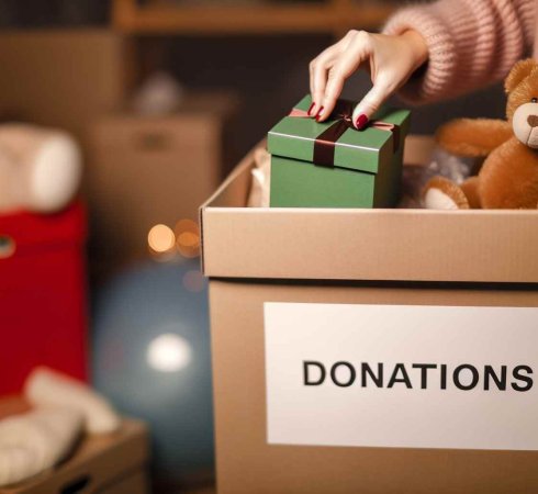 Помощь пожертвованием