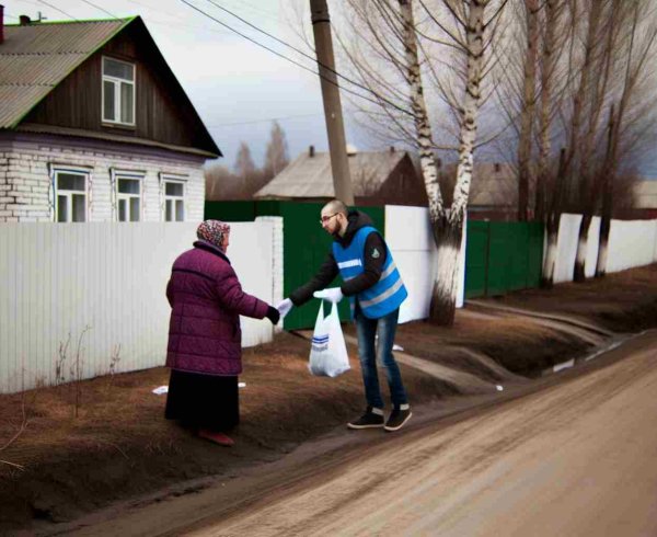 Помощь волонтеров
