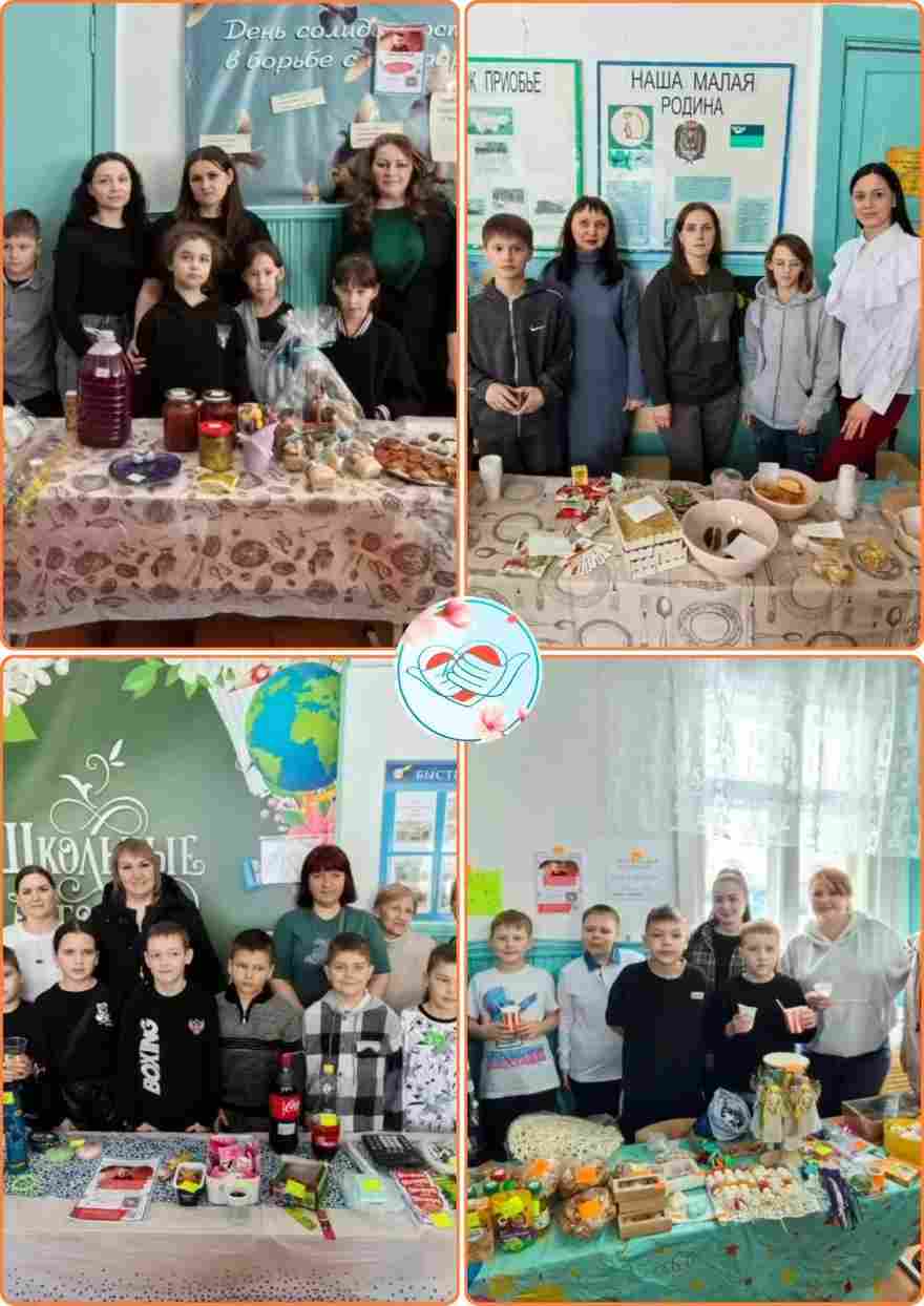 Весенняя благотворительная ярмарка в помощь Фёдору Кудинову прошла в Приобской школе: вместе — мы сила!